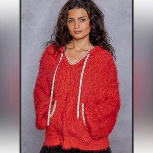 Cozy Red Women's Sweater